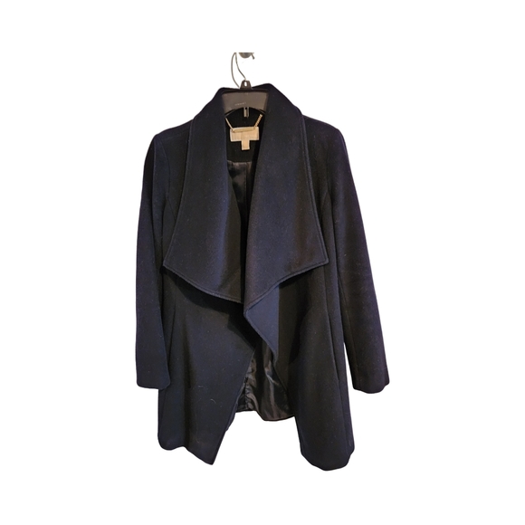 Michael Khors Jacket Coat With Pockets Gray Charcoal Black Size Small - Picture 1 of 8